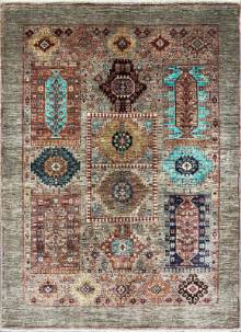 Шелковый Афганский ковер ручной работы Сhoubi (Чуби файн) 1.97x1.49