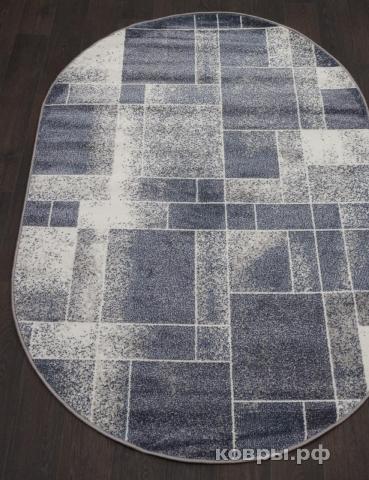 ковер MERINOS SUNRISE 2 D447 GRAY-BLUE Овал — фото 2