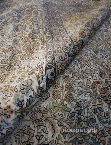 ковер ручной работы Шелковый Индийский ковер ручной работы Kashmir (Кашмир) 3.62x2.67 — фото 4