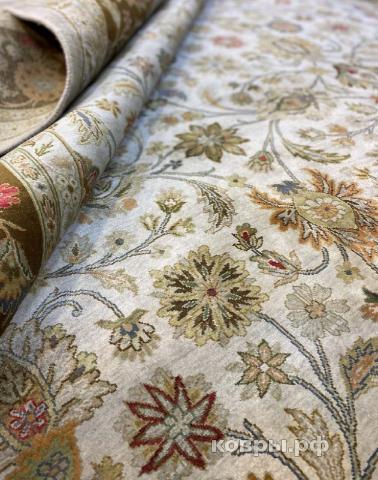 ковер ручной работы Шелковый Индийский ковер ручной работы Aurora (Аврора)  3x2.41 — фото 2