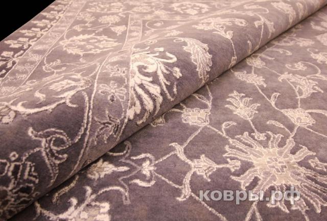 ковер ручной работы Индийский ковер ручной работы из шелка и шерсти Rajkumar (Ражкумар) 3.07x2.02 — фото 3
