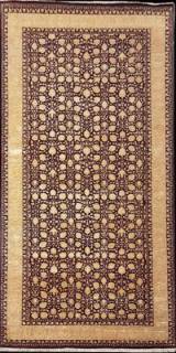 Индийский ковер ручной работы из шелка и шерсти Rajkumar (Ражкумар) 4x2