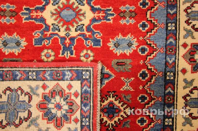 ковер ручной работы Шелковый Афганский ковер ручной работы Kazakh (Казах) 1.49x1.05 — фото 2