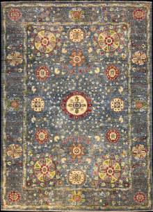 Шелковый Афганский ковер ручной работы Susane (Сюзане) 4.21x3.04