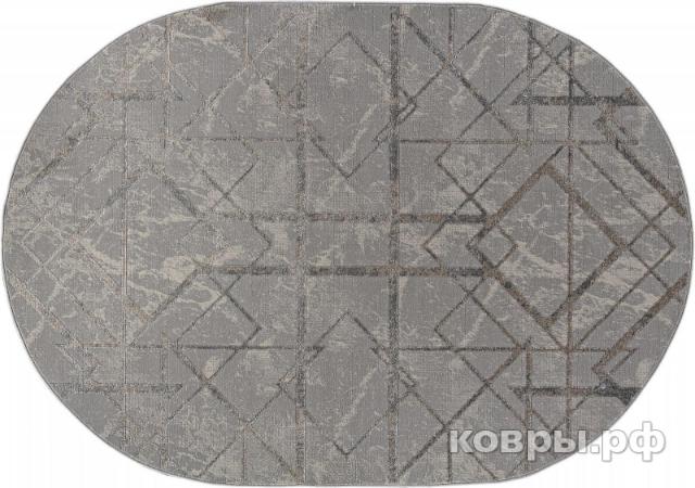 ковер Ковер MERINOS LIMAN F480 GRAY-BEIGE Овал