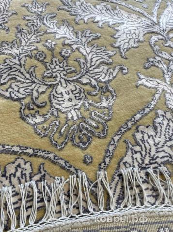 ковер ручной работы Индийский ковер ручной работы из шелка и шерсти Radjput (Раджпут) 1.82x1.82 — фото 2