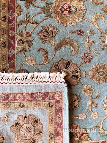 ковер ручной работы Индийский ковер ручной работы из шелка и шерсти Agra (Агра) 2.46x3.2 — фото 4