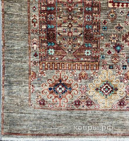 ковер ручной работы Шелковый Афганский ковер ручной работы Сhoubi (Чуби файн) 1.97x1.49 — фото 2