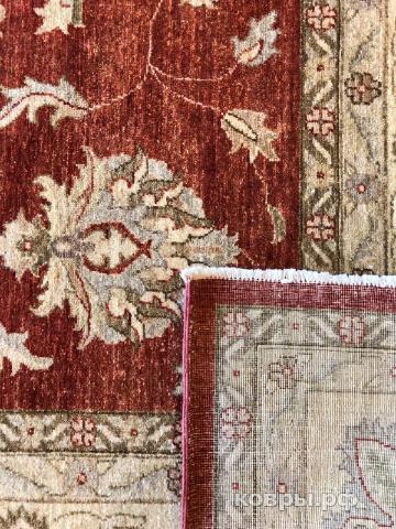 ковер ручной работы Шерстяной Афганский ковер ручной работы Сhoubi Ziegler (Чуби зиглер) 4.29x3.06 — фото 5