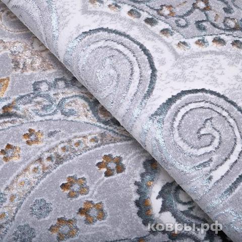 ковер Karmen hali Ascona 4535A GRI FLOS / GRI FLOS — фото 4