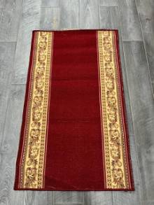 Коврик № 866,красный,размер 0,8 на 1,3 метра