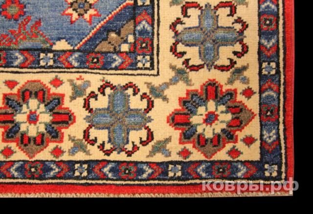 ковер ручной работы Шелковый Афганский ковер ручной работы Kazakh (Казах) 1.49x1.05 — фото 3