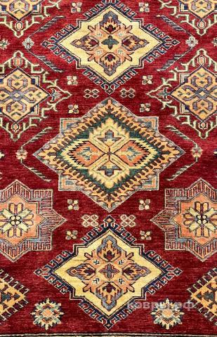 ковер ручной работы Шелковый Афганский ковер ручной работы Kazakh (Казах) 2.57x1.66 — фото 3