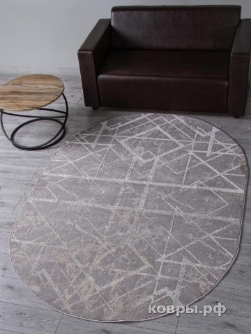 ковер Ковер MERINOS LIMAN F480 GRAY-BEIGE Овал — фото 2