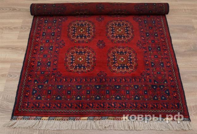 ковер ручной работы Пакистанский ковер ручной работы Афгани 1.01x1.44м — фото 3