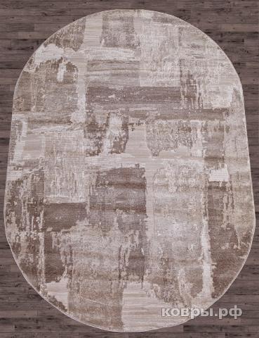 ковер KARMEN HALI ARMINA 03710A BROWN / BROWN Овал — фото 2