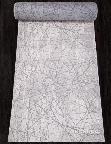 дорожка DURKAR ALANYA 22097A L.GREY / CREAM — фото 2