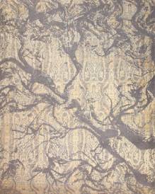 Индийский ковер ручной работы из шелка и шерсти 3.02x2.43