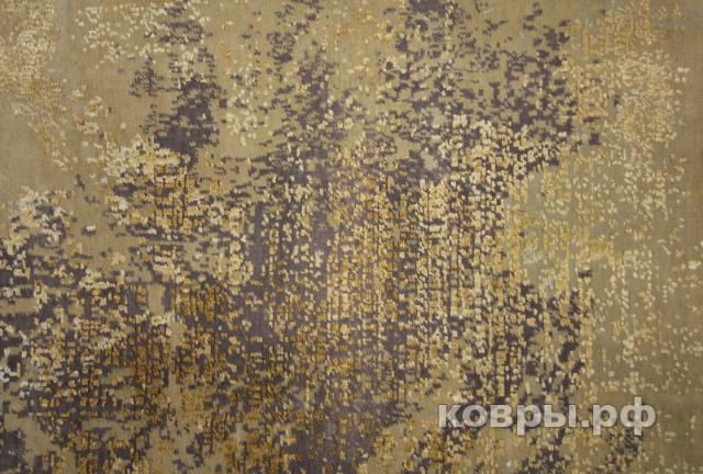 ковер ручной работы Индийский ковер ручной работы из шелка и шерсти 4.34x3.17 — фото 2