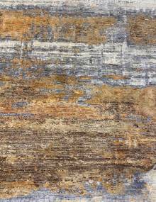 Шелковый Афганский ковер ручной работы Modern (Модерн) 3.63x3.63