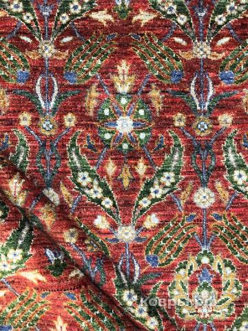 ковер ручной работы Шелковый Афганский ковер ручной работы Modern (Модерн) 3.7x2.76 — фото 2