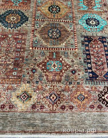 ковер ручной работы Шелковый Афганский ковер ручной работы Сhoubi (Чуби файн) 1.97x1.49 — фото 3