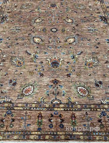 ковер ручной работы Шелковый Афганский ковер ручной работы Waziri (Вазири солтани)  3x2.55 — фото 4