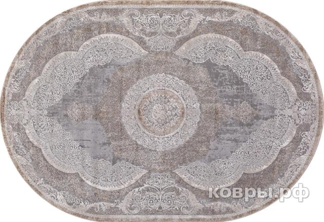 ковер KARMEN HALI ARMINA 03880C GREY / BROWN Овал