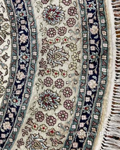 ковер ручной работы Шелковый Китайский ковер ручной работы 1.22x1.22 — фото 3