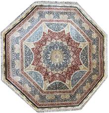 Шелковый Китайский ковер ручной работы 1.93x1.93