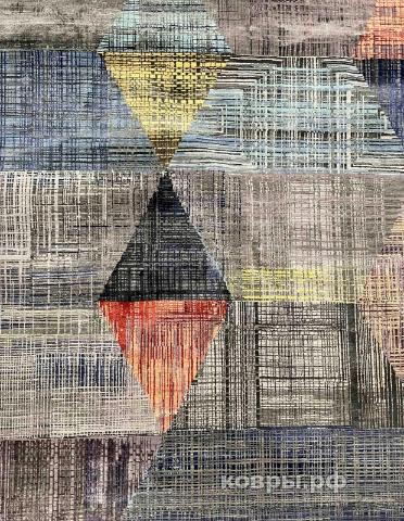 ковер ручной работы Индийский ковер ручной работы из шелка и шерсти 4.65x3.71 — фото 4