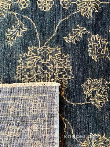 ковер ручной работы Шелковый Афганский ковер ручной работы Сhoubi (Чуби) 3.41x2.41 — фото 2