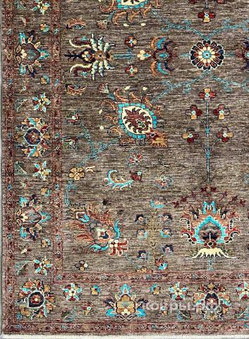 ковер ручной работы Шелковый Афганский ковер ручной работы Сhoubi (Чуби файн)  2.03x1.5 — фото 2