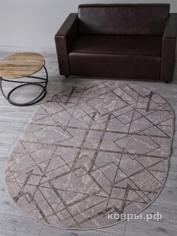 ковер Ковер MERINOS LIMAN F480 GRAY-BEIGE Овал — фото 3