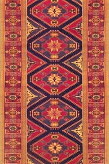 Афганский ковер ручной работы Ширван 1.01x2.97м