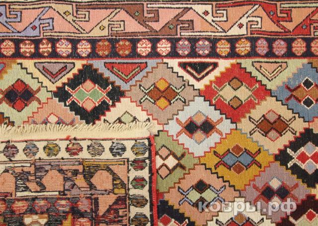 ковер ручной работы Шерстяной Иранский ковер ручной работы Sumah (Сумах) 2.9x0.87 — фото 4