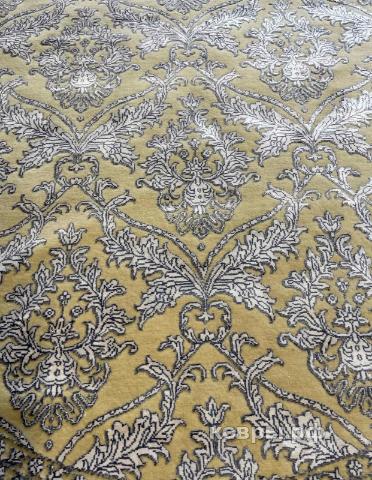 ковер ручной работы Индийский ковер ручной работы из шелка и шерсти Radjput (Раджпут) 1.82x1.82 — фото 4