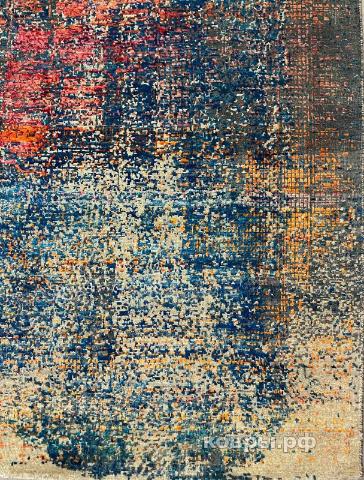 ковер ручной работы Индийский ковер ручной работы из шелка и шерсти 3.03x2.39 — фото 4