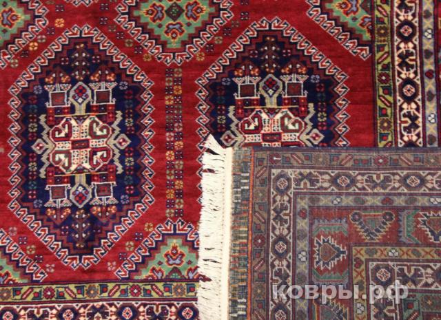 ковер ручной работы Афганский ковер ручной работы из шелка и шерсти Samar (Самар) 2.88x1.97 — фото 2