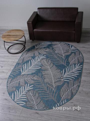 ковер Ковер MERINOS KAIR S132 BLUE Овал — фото 2