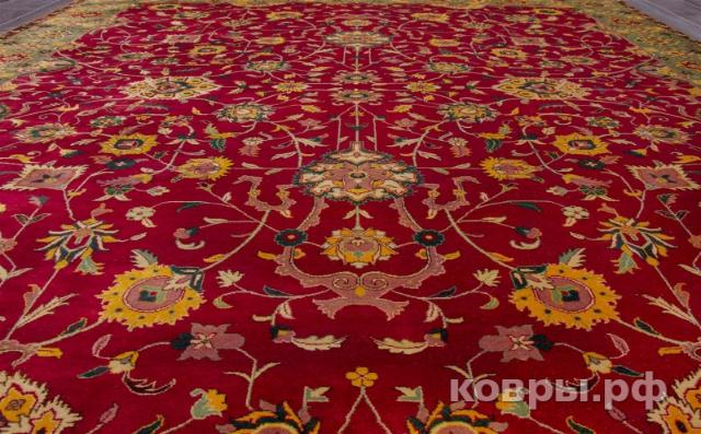 ковер ручной работы Индийский ковер ручной работы Агра 2.46x3.05м — фото 6