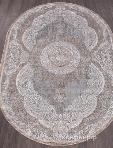 ковер KARMEN HALI ARMINA 03880C GREY / BROWN Овал — фото 2