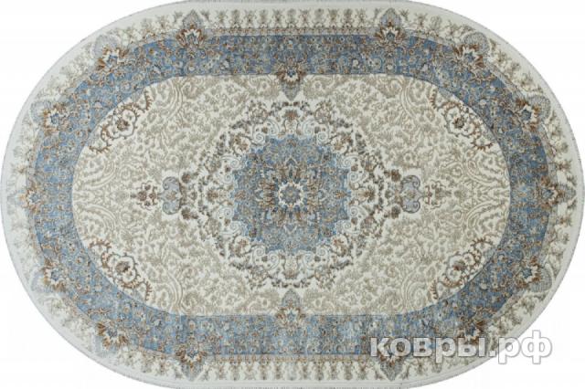 ковер ALPIN SAHARA 06066A L.BLUE FDY / CREAM HB Овал