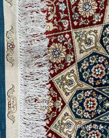 ковер ручной работы Шелковый Китайский ковер ручной работы 1.93x1.93 — фото 2