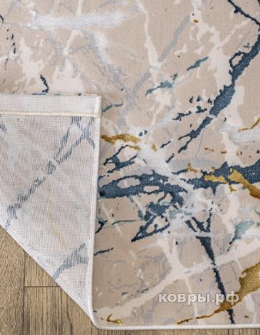 ковер Турция Rich MZ29A SHRINK BEIGE овал — фото 4