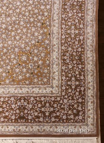 ковер ручной работы Иранский ковер ручной работы из шелка и шерсти Isfahan (Исфахан) 4.28x3.13 — фото 4