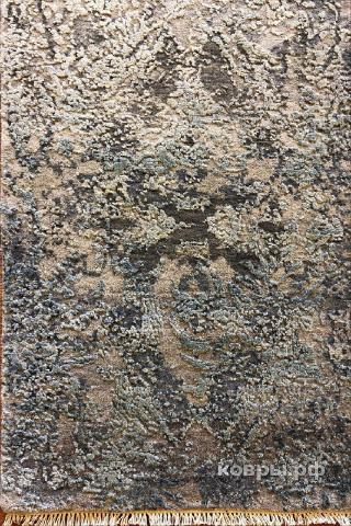 ковер ручной работы Индийский ковер ручной работы из шелка и шерсти 3.63x2.75 — фото 2