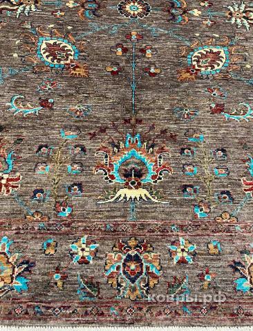 ковер ручной работы Шелковый Афганский ковер ручной работы Сhoubi (Чуби файн)  2.03x1.5 — фото 3