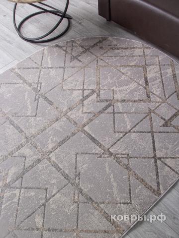 ковер Ковер MERINOS LIMAN F480 GRAY-BEIGE Овал — фото 4