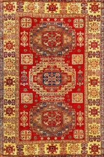 Афганский ковер ручной работы Казах 1.43x1.65м